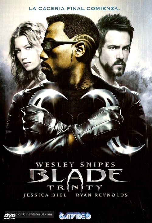 Blade: Trinity - Argentinian DVD movie cover