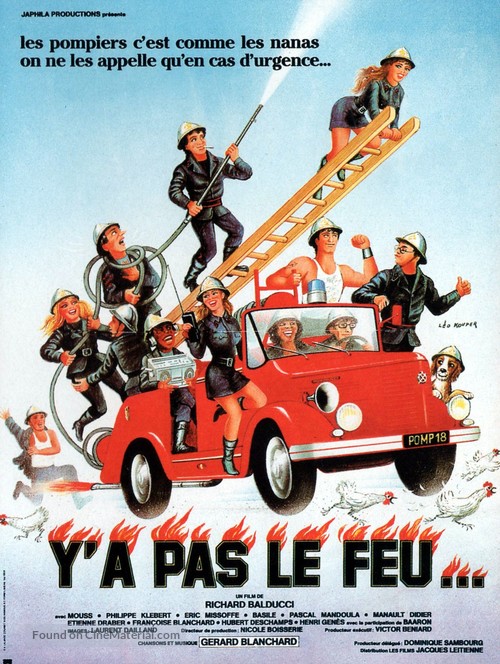 Y&#039;a pas le feu... - French Movie Poster