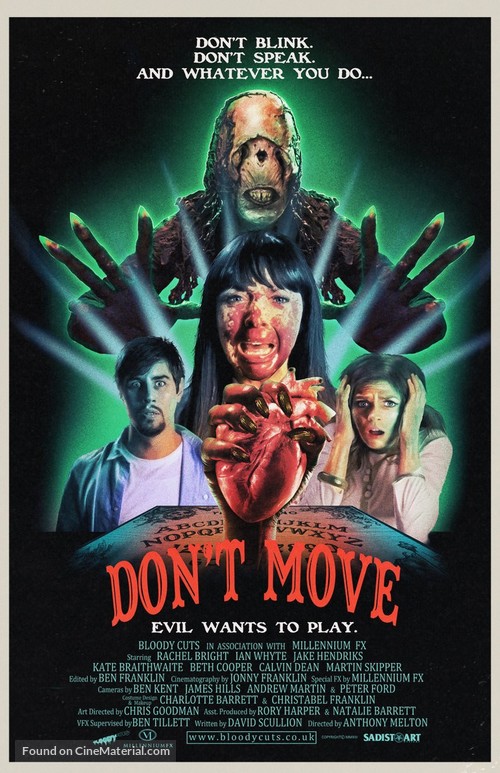 Don&#039;t Move - British Movie Poster