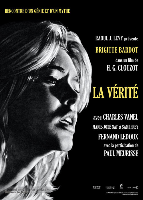 La v&eacute;rit&eacute; - French Movie Poster
