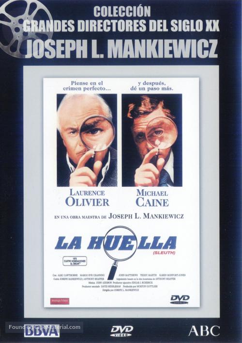 Sleuth - Spanish DVD movie cover
