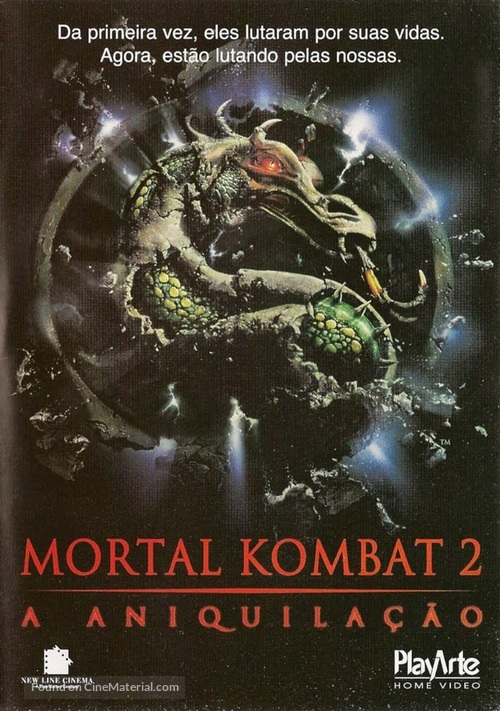 Mortal Kombat: Annihilation - Brazilian DVD movie cover