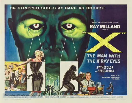 X (1963) theatrical movie poster