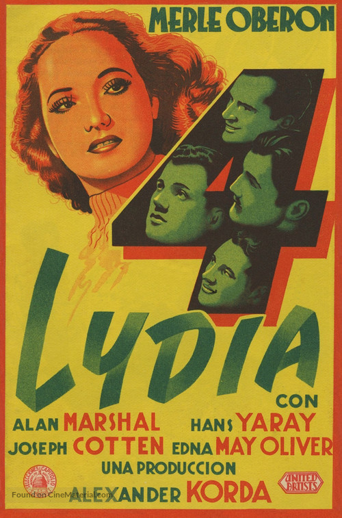Lydia - Spanish Movie Poster