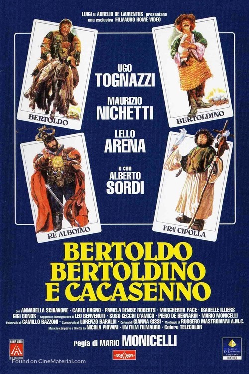 Bertoldo, Bertoldino e... Cacasenno - Italian DVD movie cover