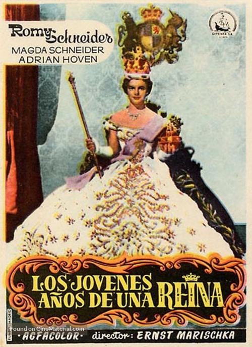 M&auml;dchenjahre einer K&ouml;nigin - Spanish Movie Poster