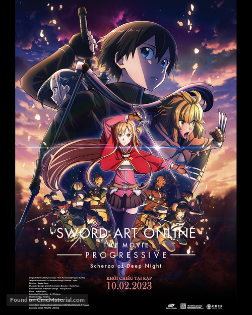 Gekijouban Sword Art Online the Movie: Progressive - Kuraki Yuuyami no Scherzo - Vietnamese Movie Poster