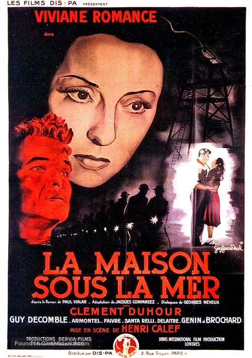 La maison sous la mer - French Movie Poster