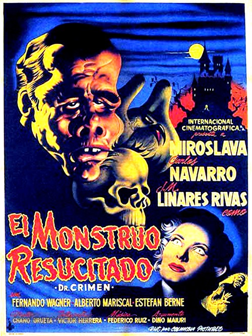 El monstruo resucitado - Mexican Movie Poster