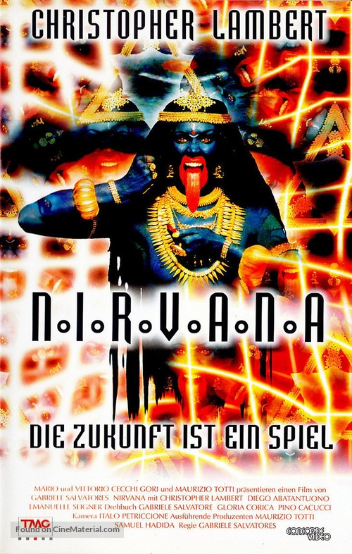 Nirvana - German VHS movie cover