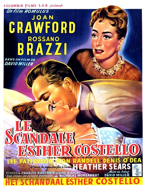 The Story of Esther Costello - Belgian Movie Poster