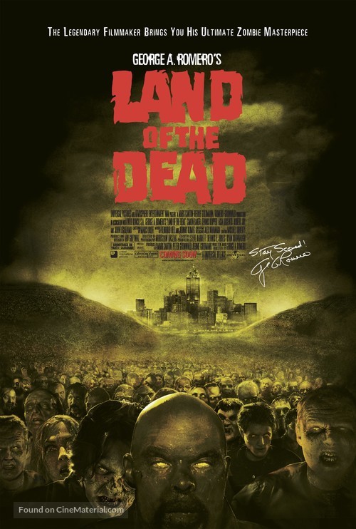 Land Of The Dead - Movie Poster