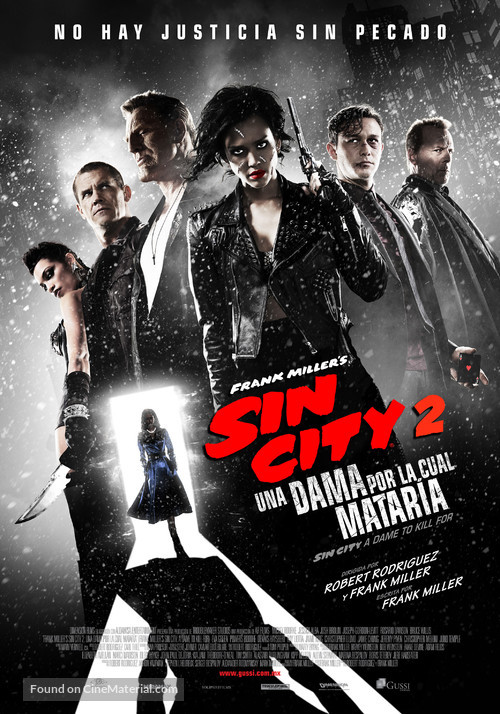 Sin City: A Dame to Kill For - Mexican Movie Poster