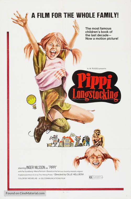 Pippi L&aring;ngstrump - Movie Poster