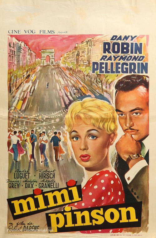 Mimi Pinson - Belgian Movie Poster