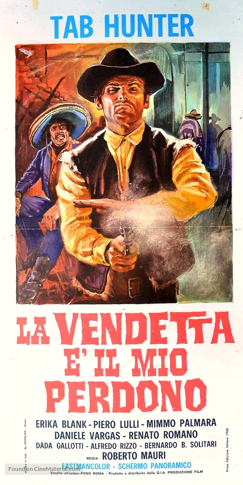 La vendetta &egrave; il mio perdono - Italian Movie Poster