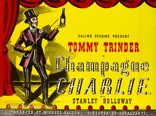 Champagne Charlie - British Movie Poster