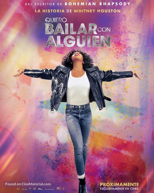 I Wanna Dance with Somebody - Colombian Movie Poster