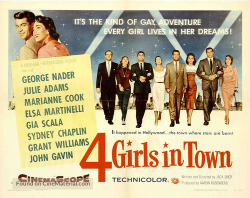 Four Girls in Town - Movie Poster