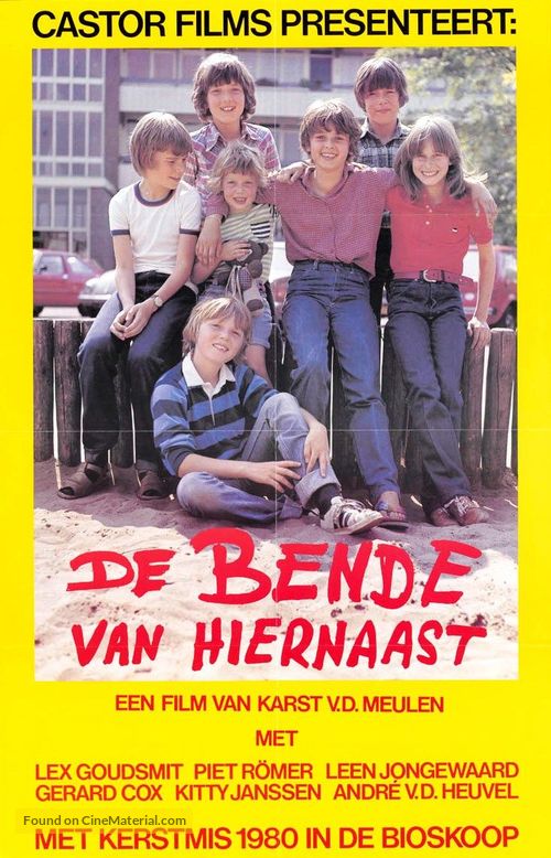 De bende van hiernaast - Dutch Movie Poster