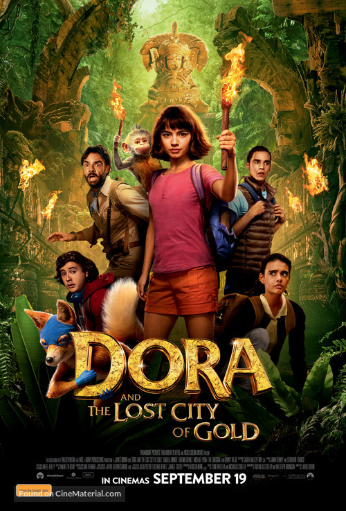 Dora and the Lost City of Gold - Australian Movie Poster