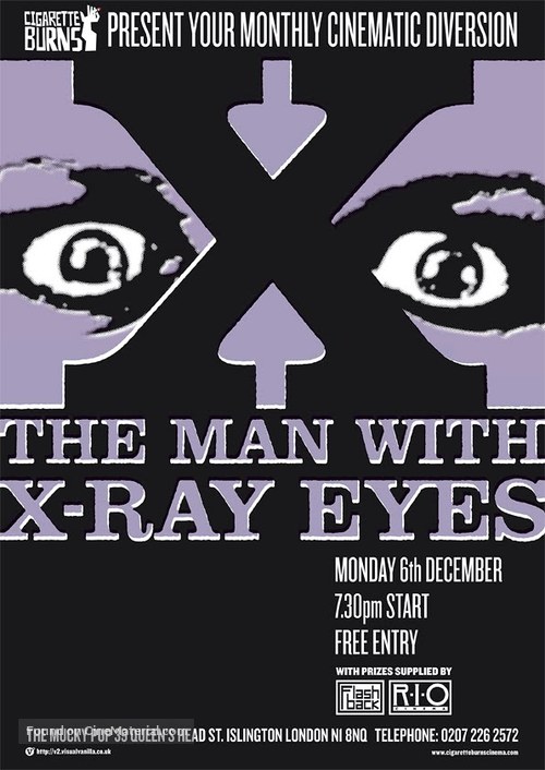 X - British Re-release movie poster