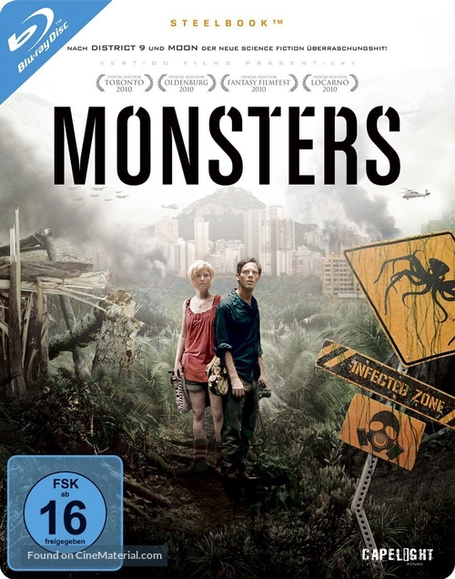 Monsters - German Blu-Ray movie cover