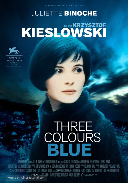 Trois couleurs: Bleu - Swedish Re-release movie poster