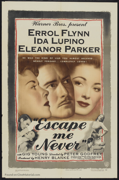 Escape Me Never - Movie Poster