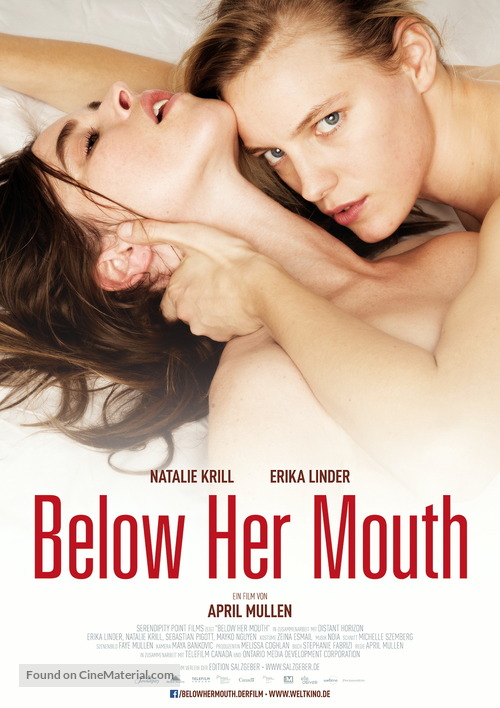 Below Her Mouth - German Movie Poster
