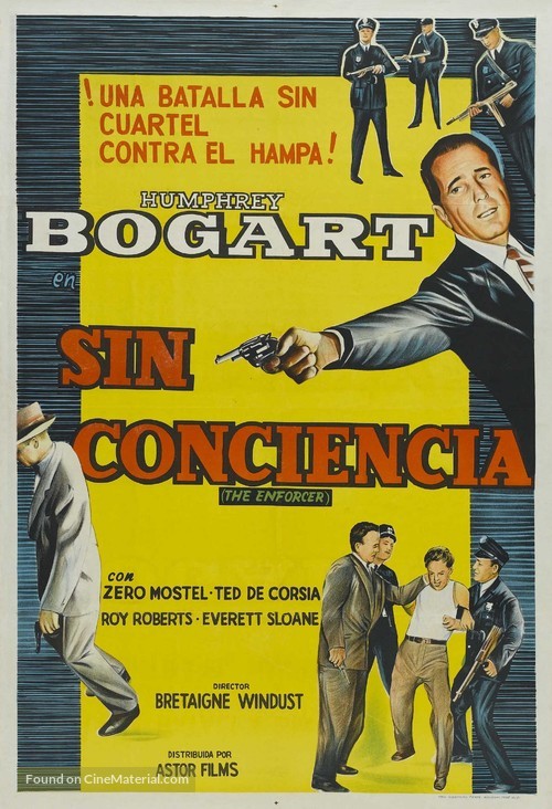 The Enforcer - Argentinian Movie Poster