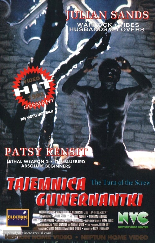 The Turn of the Screw - Polish Movie Cover