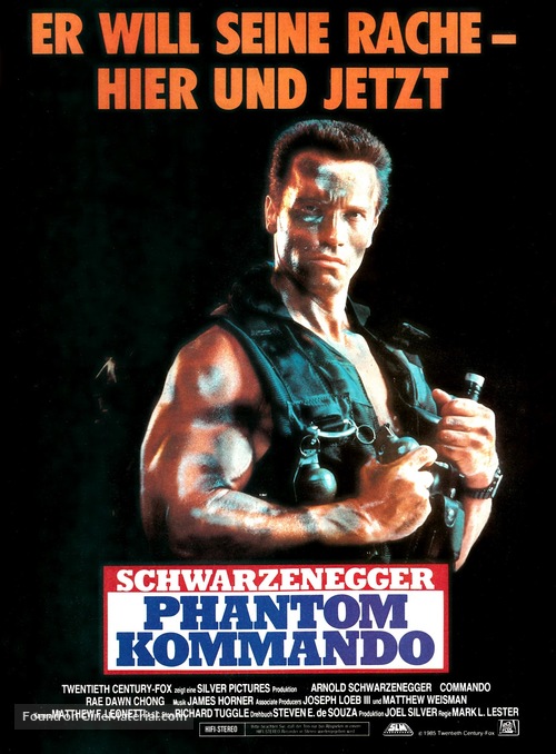 Commando - German Movie Poster