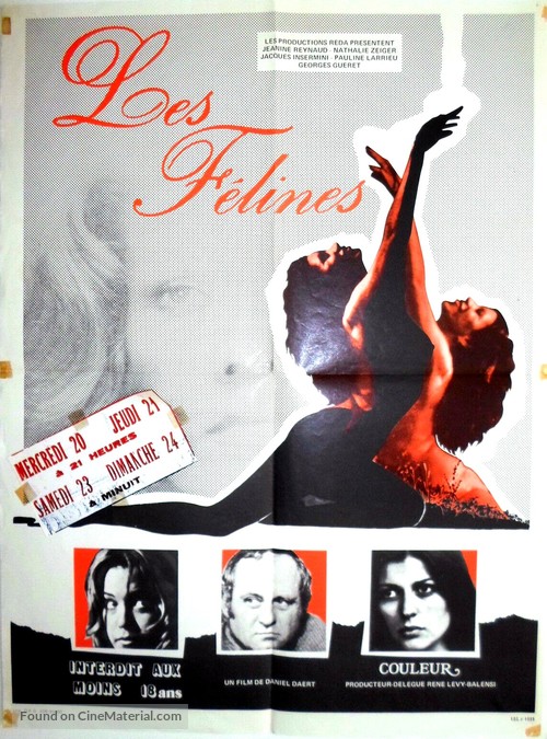 Les f&eacute;lines - French Movie Poster