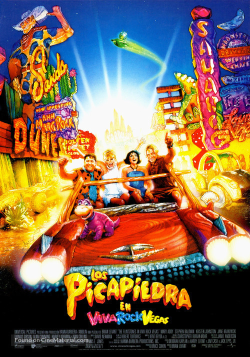 The Flintstones in Viva Rock Vegas - Spanish Movie Poster
