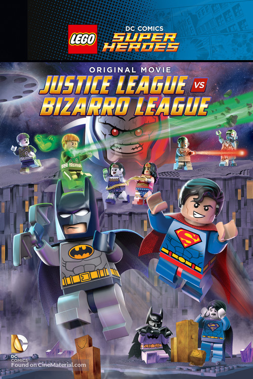 Lego DC Comics Super Heroes: Justice League vs. Bizarro League - DVD movie cover