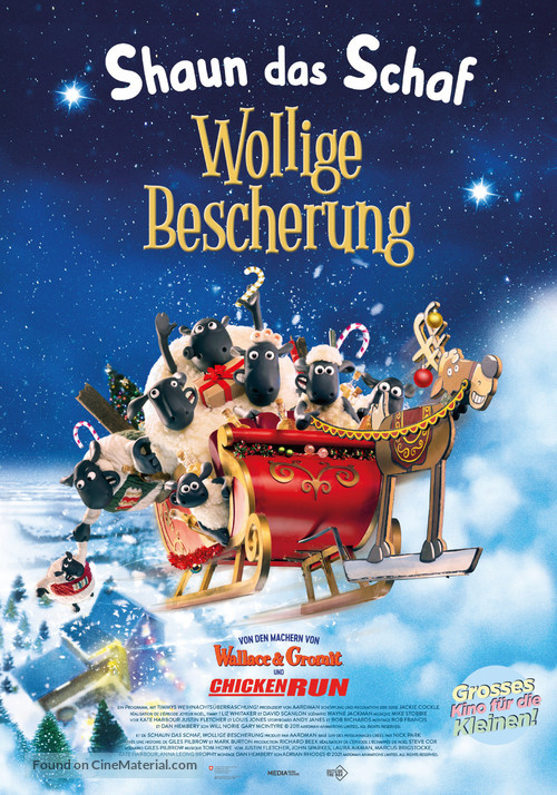 Shaun the Sheep: The Flight Before Christmas - Swiss Movie Poster