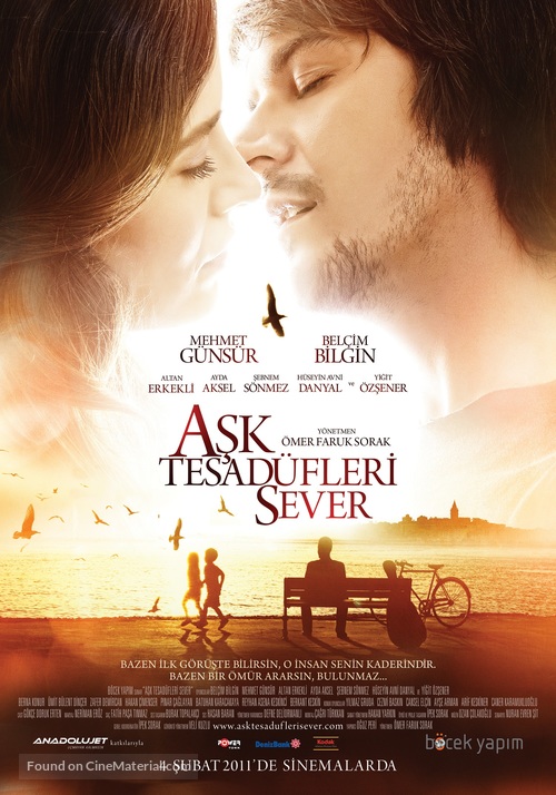 Ask Tesad&uuml;fleri Sever - Turkish Movie Poster