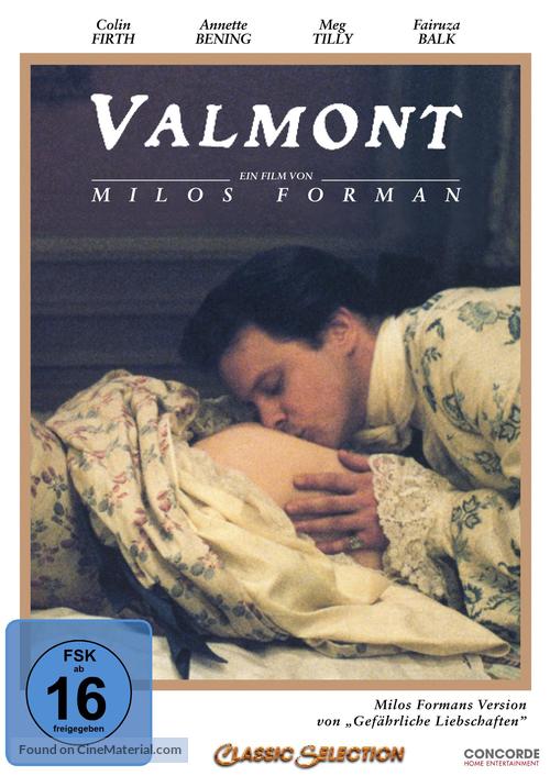 Valmont - German DVD movie cover