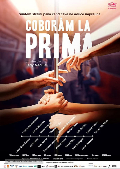 Cobor&acirc;m la prima - Romanian Movie Poster