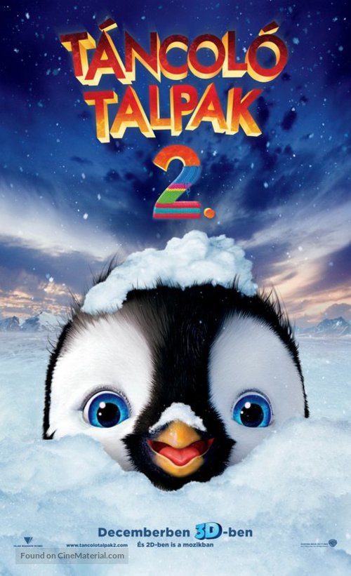 Happy Feet Two - Hungarian Movie Poster