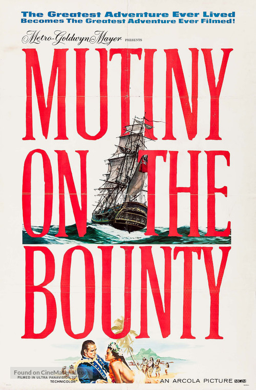 Mutiny on the Bounty - Movie Poster