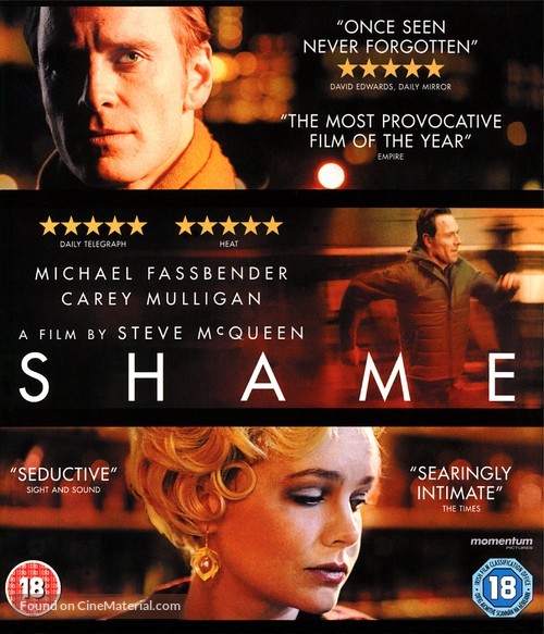 Shame - British DVD movie cover