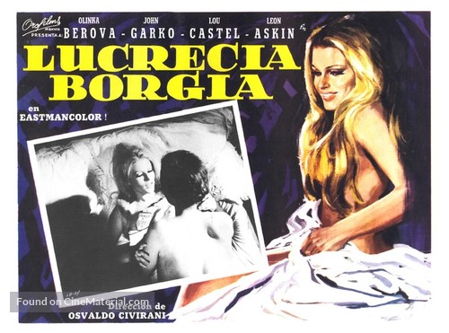 Lucrezia Borgia, l&#039;amante del diavolo - Mexican poster