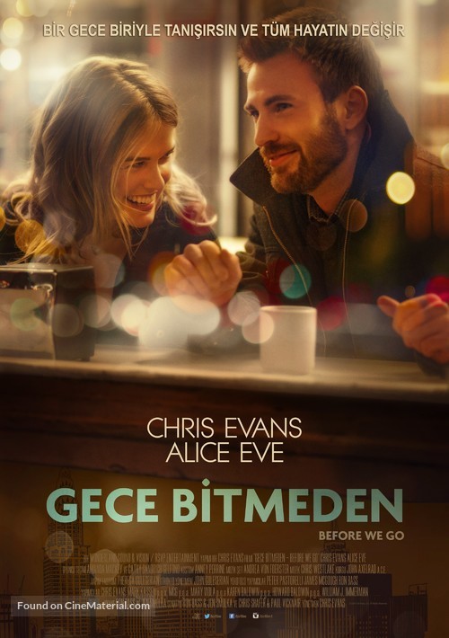 Before We Go - Turkish Movie Poster