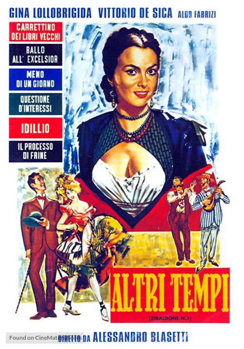 Altri tempi - Italian Movie Poster