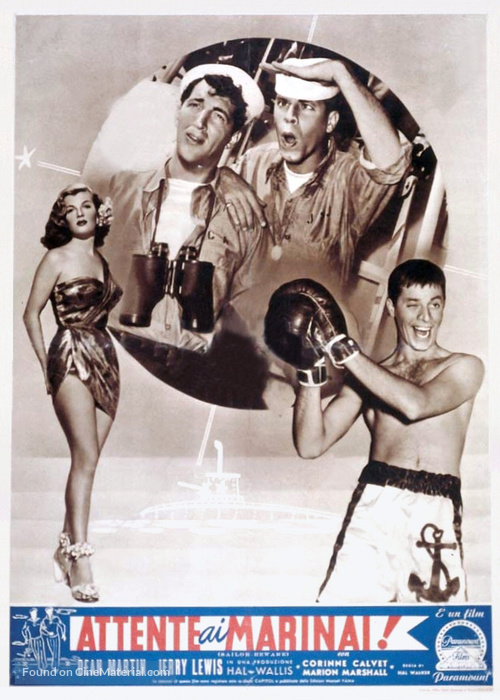 Sailor Beware - Italian Theatrical movie poster