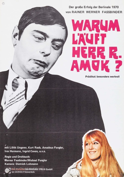 Warum l&auml;uft Herr R. Amok? - German Movie Poster