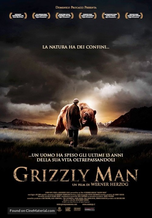 Grizzly Man - Italian Movie Poster