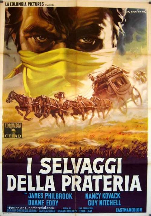 The Wild Westerners - Italian Movie Poster